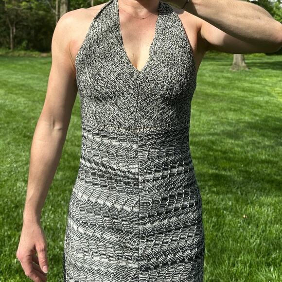 Rachel Comey Crochet Halter Midi Dress Size XS Black Natural Space Knit $648 - Picture 6 of 16